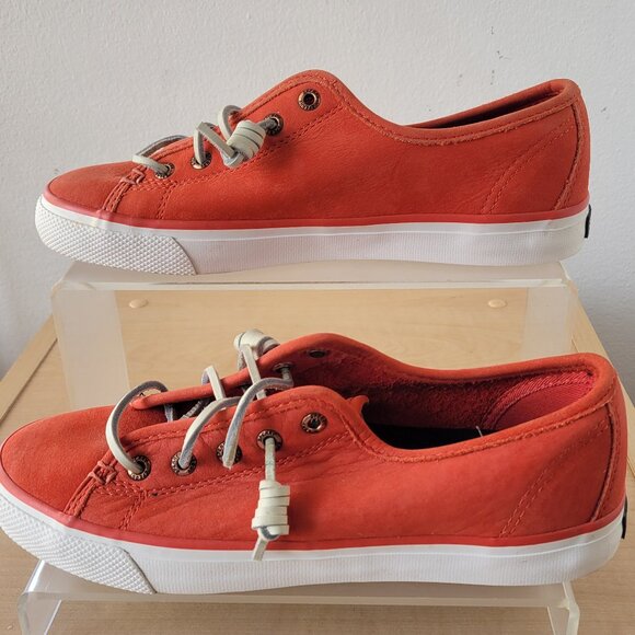 Sperry Topsider Seacoast Women’s Burnt Orange Shoe (Size: 6.5 Medium) - Picture 2 of 13